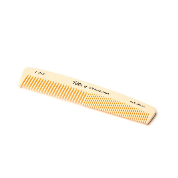 mens grooming products, mens hair products, male grooming tools, skincare, male skincare, Hair, Sydney, Australia, barber, male grooming, mens retail, male style, conditioner, online shopping, Taylor of old bond street, I013, Fine coarse teeth cream, small comb, Pocket comb, 12.5cm