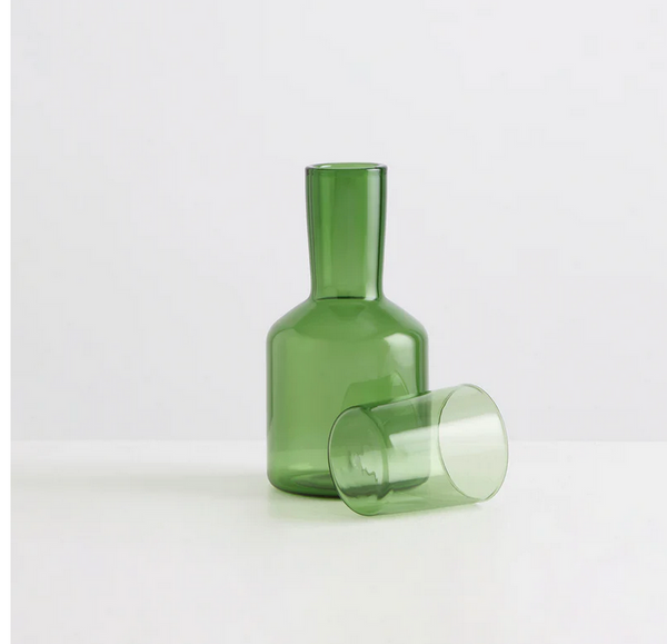 Barbershop, Barber, Male Grooming, Retail, Style, Mens Style, Mens Retail, Male Style, Online Shopping, Modern Man, Travel, Mens Products, Sydney, Australia, Mens Store, Gifts For Men, Maison Balzac, Carafe and Glass, Green.