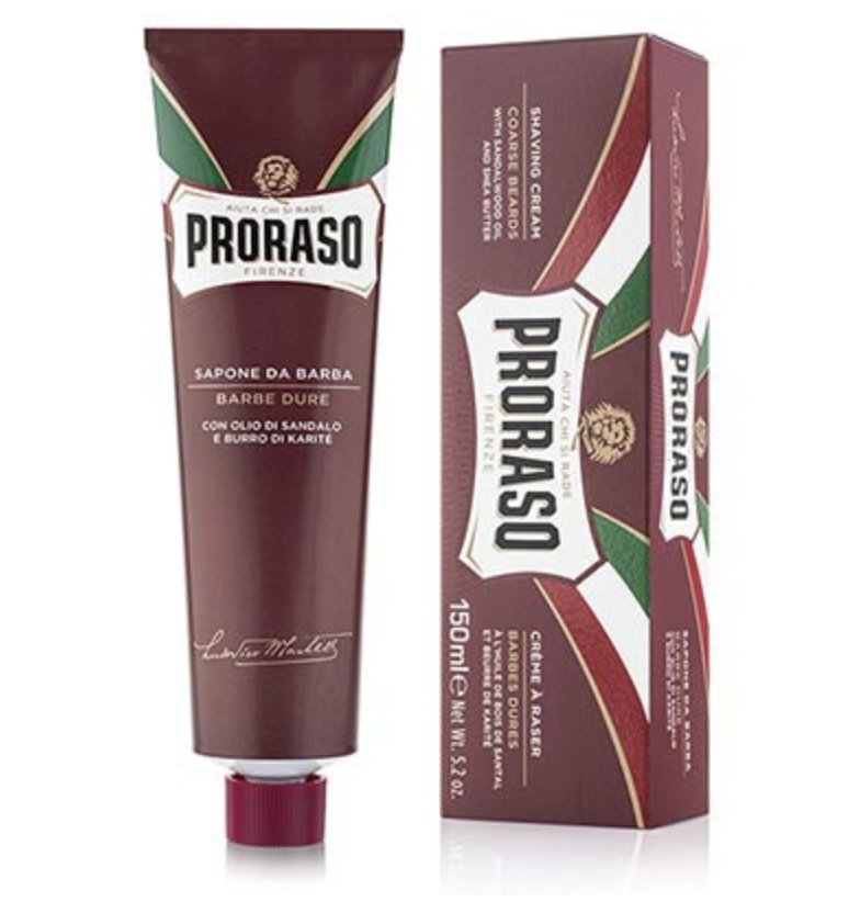 Barbershop, the barberhood, barbers, shaving, mens hair, beard care, beard balm, beard trim, beard grooming, shaving, hair removal, proraso, wahl, milkman, depot, triumph and hill, beard maintenance, Sydney, male facial, aftershave, online shopping, Sandalwood Shaving Cream Tube