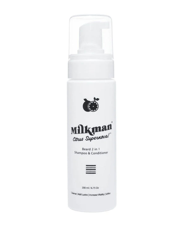 Barbershop, Barber, Male Grooming, Retail, Style, Mens Style, Mens Retail, Male Style, Online Shopping, Modern Man, Travel, Mens Products, Sydney, Australia, Mens Store, Gifts For Men, Beard Products, Mens Beards, Mens Beards Products, Milkman, Beard 2 in 1 Shampoo and Conditioner, Citrus supernova