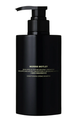 mens grooming products, mens hair products, male grooming tools, skincare, male skincare, Hair, Sydney, Australia, barber, male grooming, mens retail, male style, conditioner, online shopping, Morris Motley, Conditioning Creme Shampoo, Australian brand 