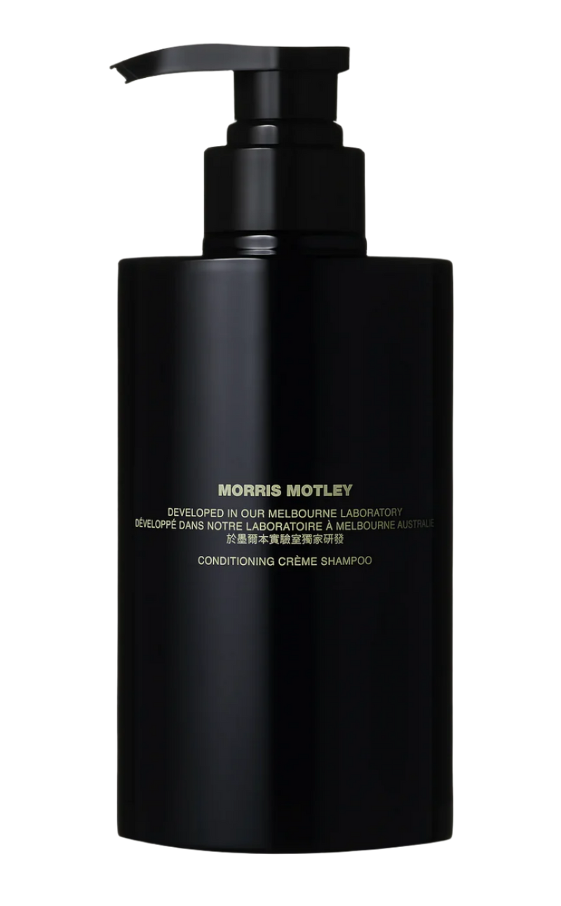 mens grooming products, mens hair products, male grooming tools, skincare, male skincare, Hair, Sydney, Australia, barber, male grooming, mens retail, male style, conditioner, online shopping, Morris Motley, Conditioning Creme Shampoo, Australian brand 