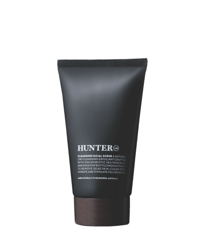Hunter Lab, Cleansing Facial Scrub, Bodycare, barbershop, barber, male grooming, Marvis, toothpaste, deodorant, personal hygiene, triumph and disaster, taylor of old bond street, mens hair, subscription, grooming, skincare, the modern man, deep facial, online shopping, grooming tools