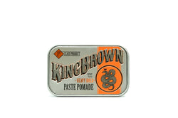 King Brown, Mens grooming, Pomade, Gift set, mens styling, retail, online shopping, hair products, shaving, mens styling, modern man, Barbershop, Barber, The barberhood, traditional shaving, Mens hair, beard trim, male grooming, haircare, Sydney, online shopping, syle