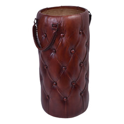 Brown Leather Umbrella Stand