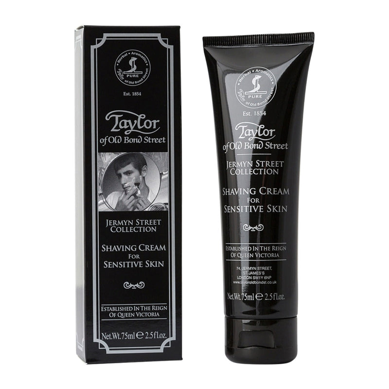 mens grooming products, mens hair products, male grooming tools, skincare, male skincare, Hair, Sydney, Australia, barber, male grooming, mens retail, male style, conditioner, online shopping, mens gifts, barberhood, barbershop, Taylor of Old Bond Street Shaving Cream, masculine fragrance, traditional , Jermyn Street Shaving Cream, Sensitive Skin