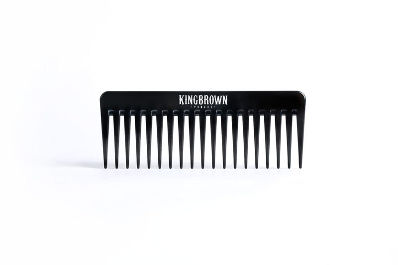 Comb, texture, king brown, Hair, pomade, Haircare, Barbershop, Barber, The barberhood, traditional shaving, Mens hair, beard trim, male grooming, service, personal barber, shampoo, conditioner, grooming products, razor, male style, retail, online shopping, hair products, shaving, mens styling, modern man, shampoo, conditioner  Edit alt text